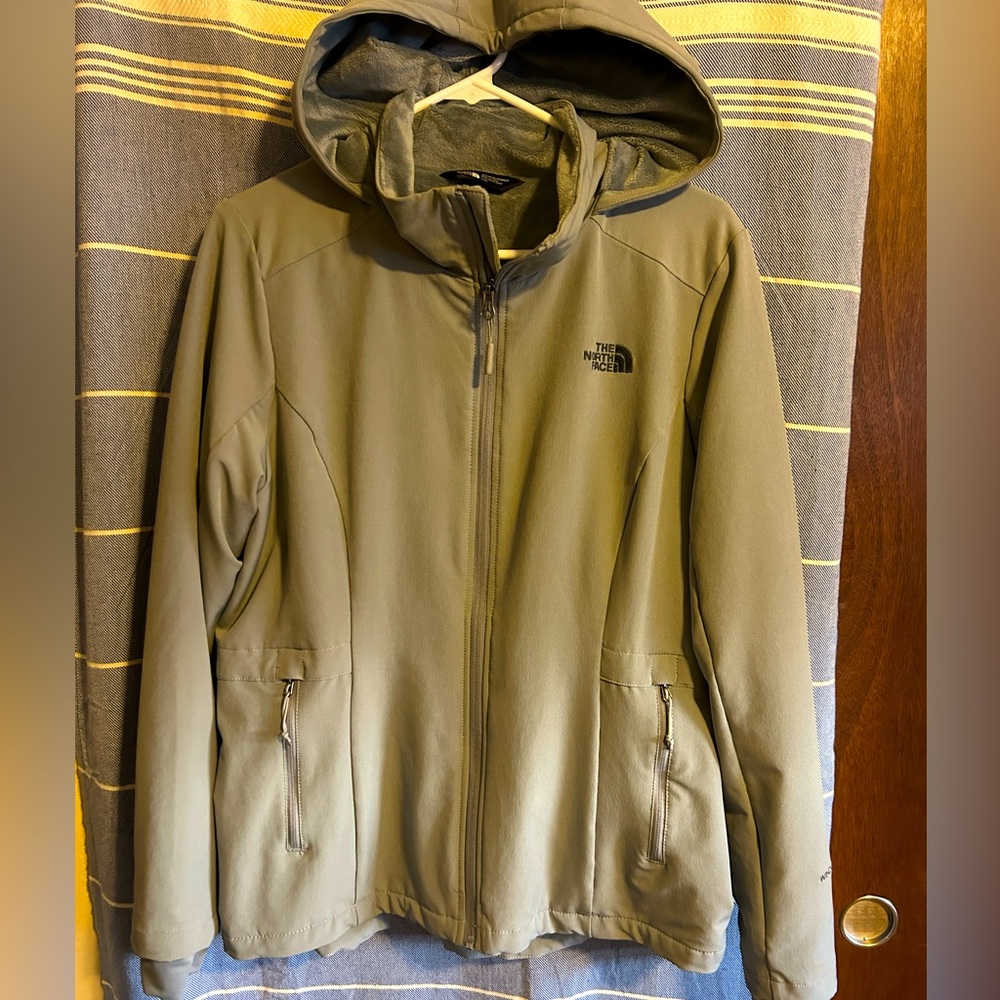 NorthFace grey fleece lined jacket